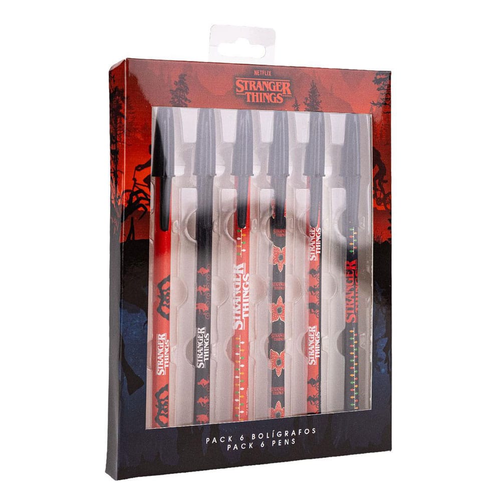 Stranger Things Kugelschreiber 6er-Pack