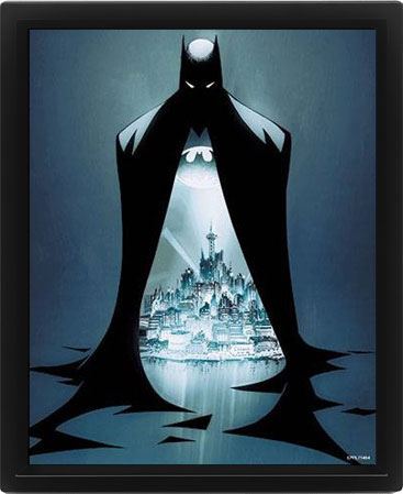 DC Comics 3D Effect Poster Batman Gotham Protector 26 x 20 cm