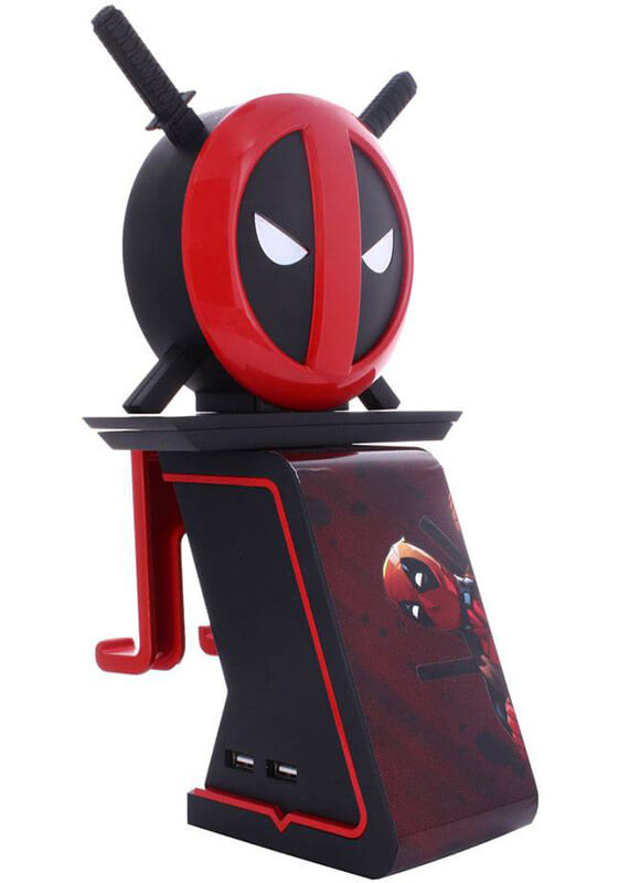 Deadpool Cable Guys Ikons Lade-Halter mit Leuchtfunktion Emblem 20 cm