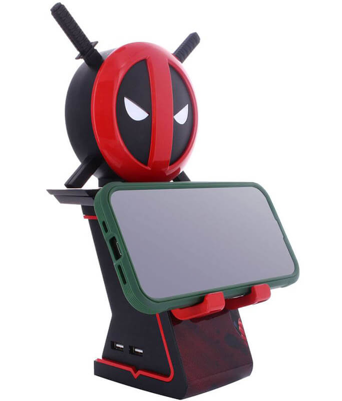 Deadpool Cable Guys Ikons Lade-Halter mit Leuchtfunktion Emblem 20 cm