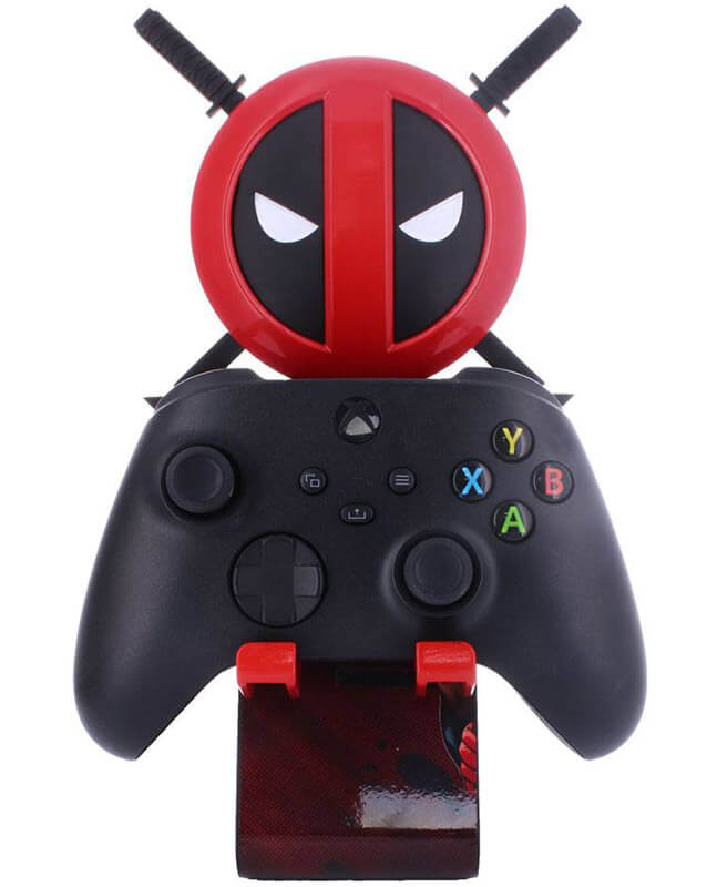 Deadpool Cable Guys Ikons Lade-Halter mit Leuchtfunktion Emblem 20 cm
