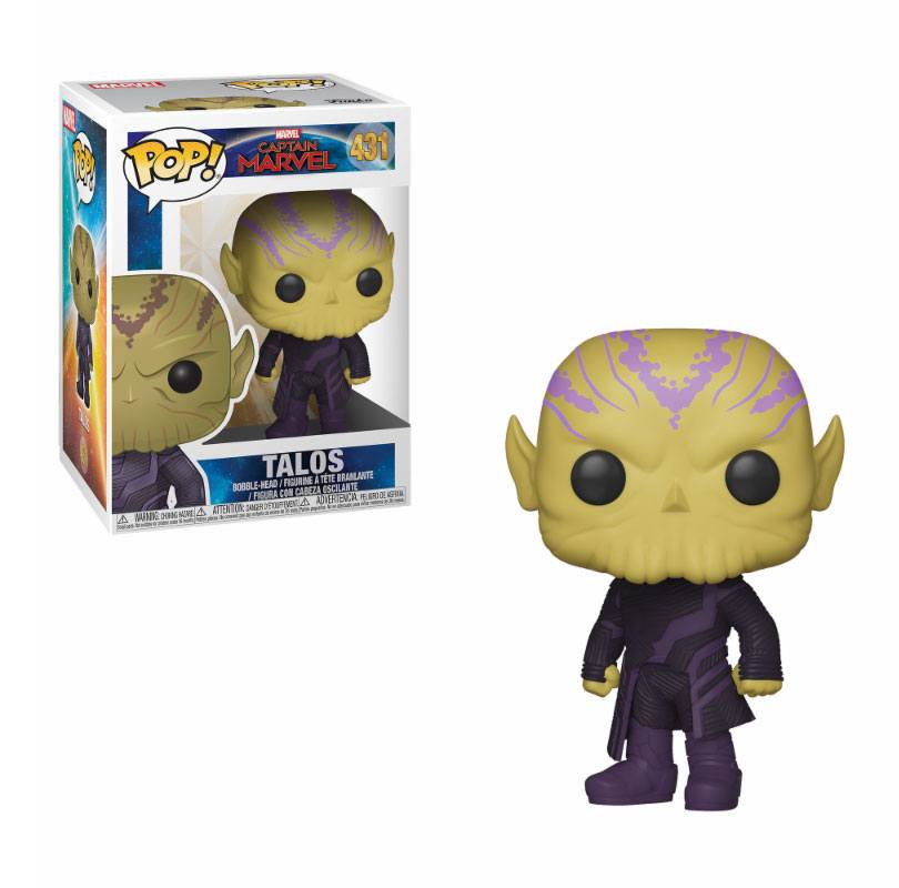 Captain Marvel POP! Marvel Vinyl Wackelkopf-Figur Talos 9 cm