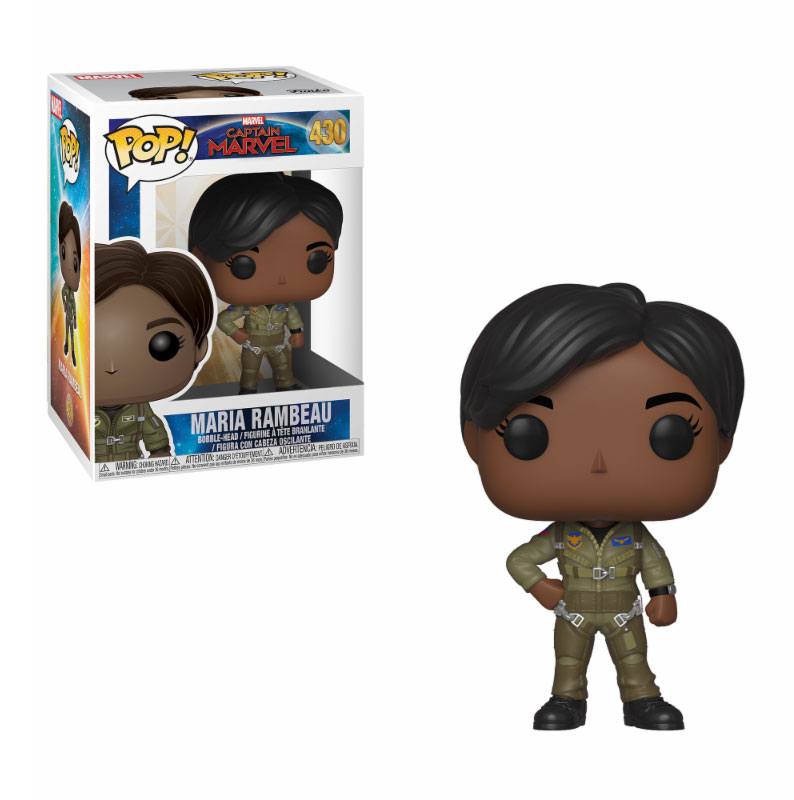 Captain Marvel POP! Marvel Vinyl Wackelkopf-Figur Maria Rambeau 9 cm