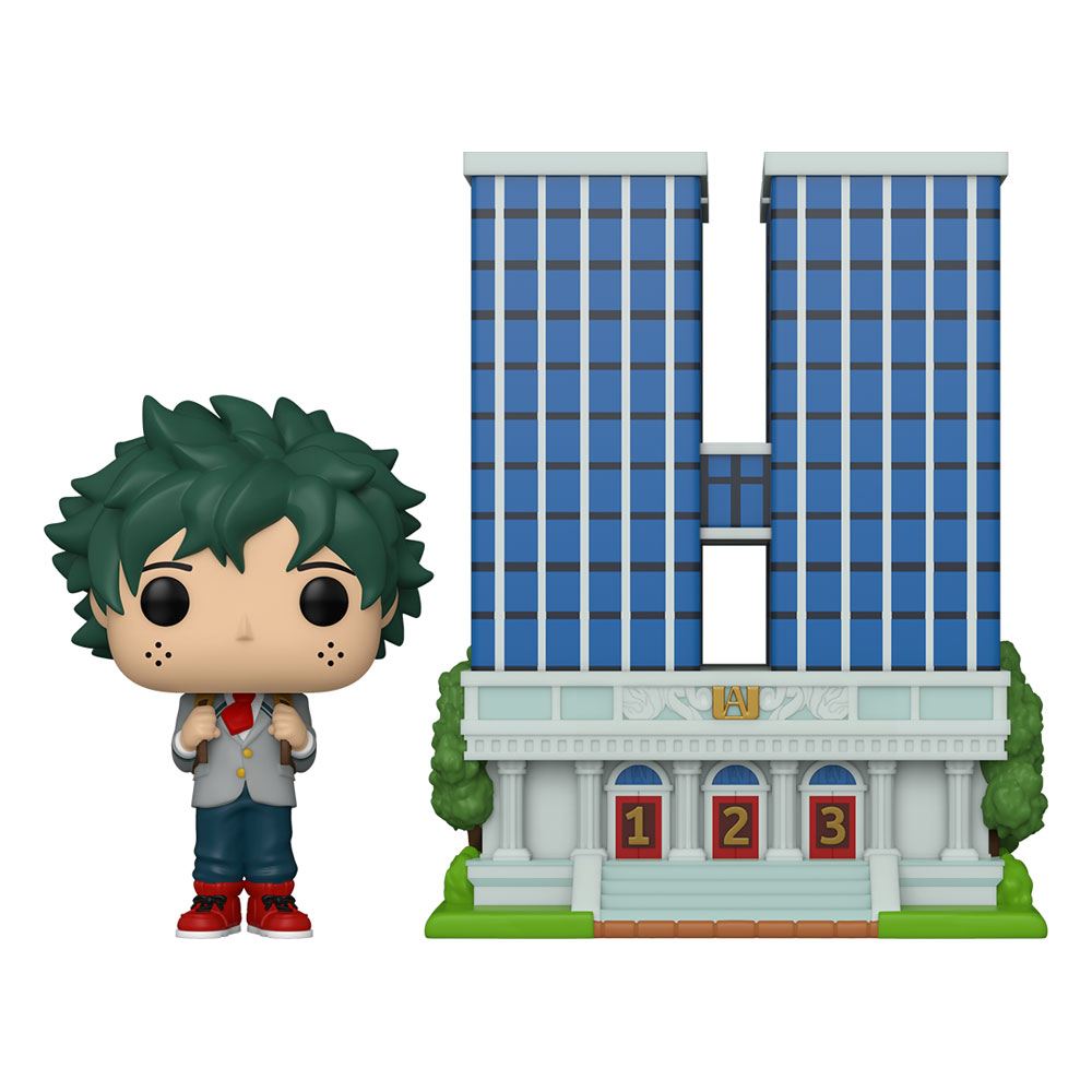 My Hero Academia POP! Town Vinyl Figur U.A. High School w/Deku in Uniform 9 cm