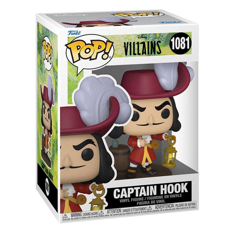 Disney: Villains POP! Disney Vinyl Figur Captain Hook 9 cm