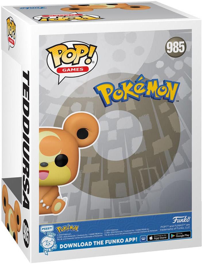 Pokemon POP! Games Vinyl Figur Teddiursa (EMEA) 9 cm