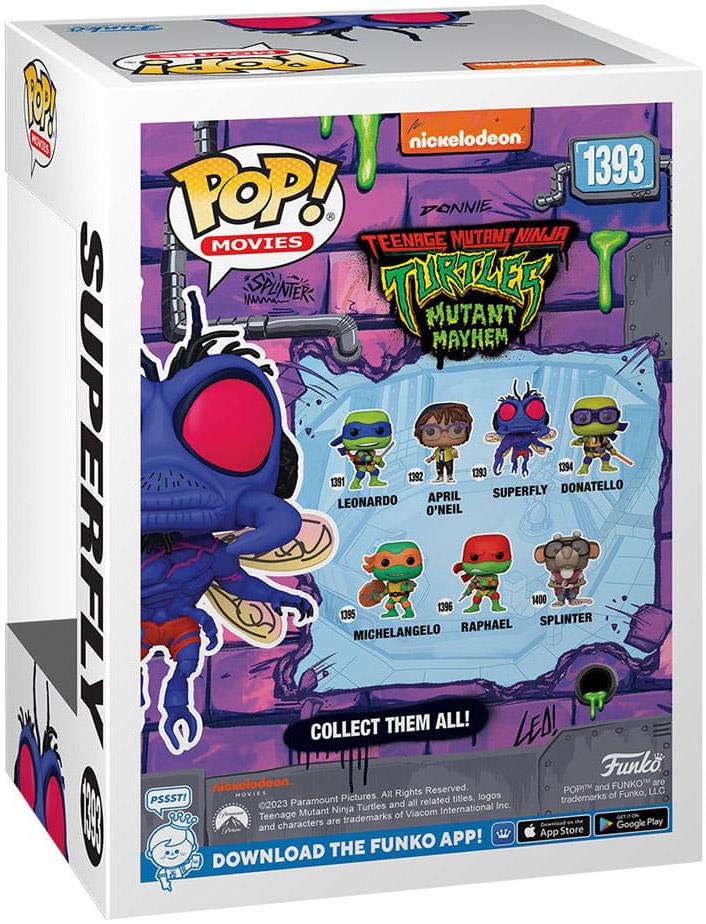 Teenage Mutant Ninja Turtles POP! Movies Vinyl Figur Superfly 9 cm