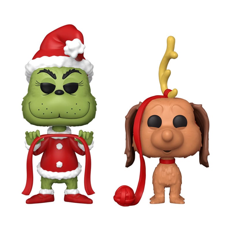 The Grinch (Anniversary) POP! Books Vinyl Figures 2-Pack Grinch w/ Max 9 cm