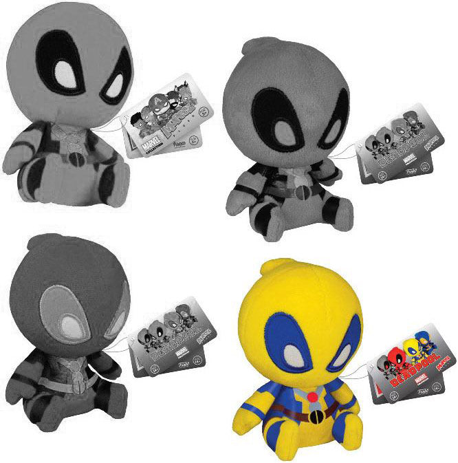 Deadpool Mopeez Plush Figure 12 cm  Yellow