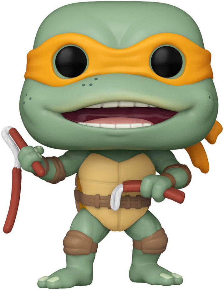 Teenage Mutant Ninja Turtles POP! Movies Vinyl Figure Michelangelo Sausage Link Nunchucks 9 cm
