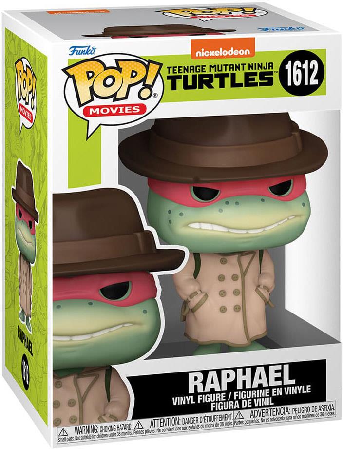 Teenage Mutant Ninja Turtles POP! Movies Vinyl Figure Raphael w/Coat & Hat 9 cm