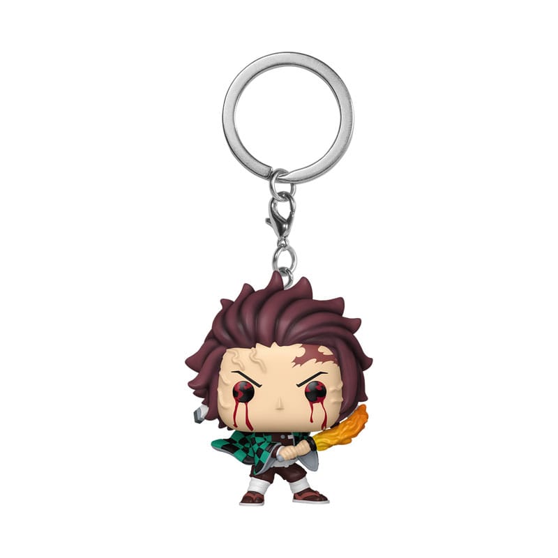 Demon Slayer: Kimetsu no Yaiba POP! Vinyl Keychain 4 cm Tanjiro (Sun Breathing)