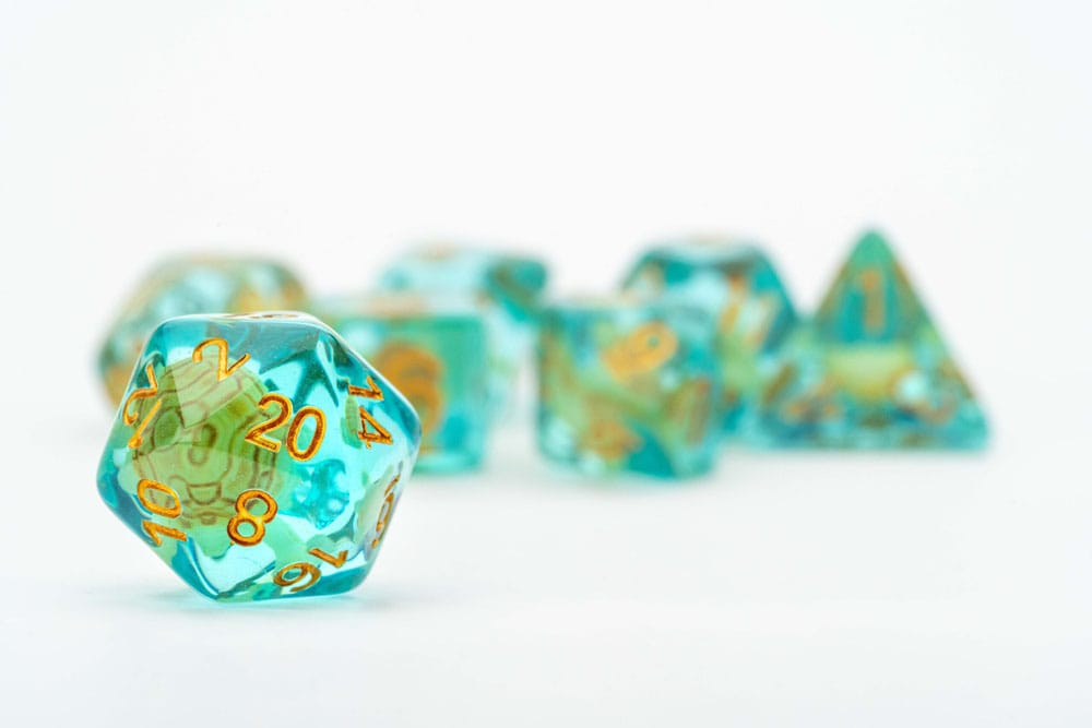 FanRoll Würfel Set Turtle (7)