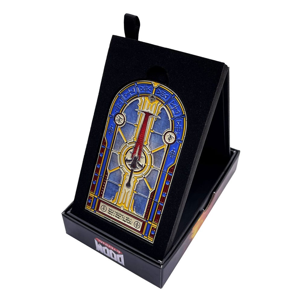 Doom Metallbarren Crucible Sword Stained Glass Limited Edition