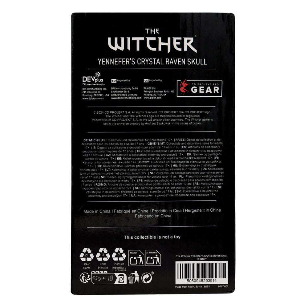 The Witcher 3 Replik Crystal Skull 12 cm