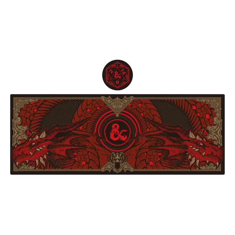 Dungeons & Dragons Schreibtischunterlage & Untersetzer Set Graphic