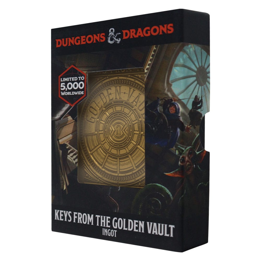 Dungeons & Dragons Metal Card Keys From The Golden Vault Limited Edition