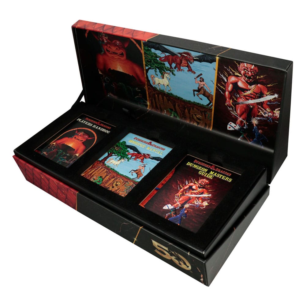 Dungeons & Dragons Metallbarren 3er-Set 50th Anniversary 1st Edition Book Cover