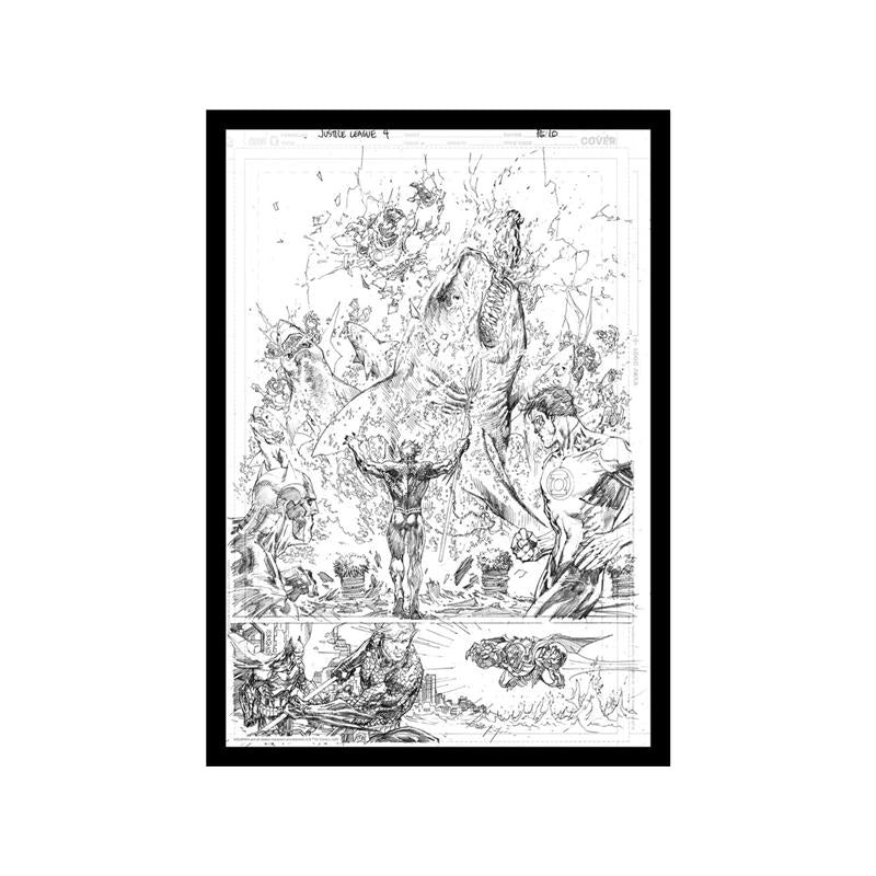 DC Comics Kunstdruck Aquaman Comic Book Art Print 42 x 30 cm