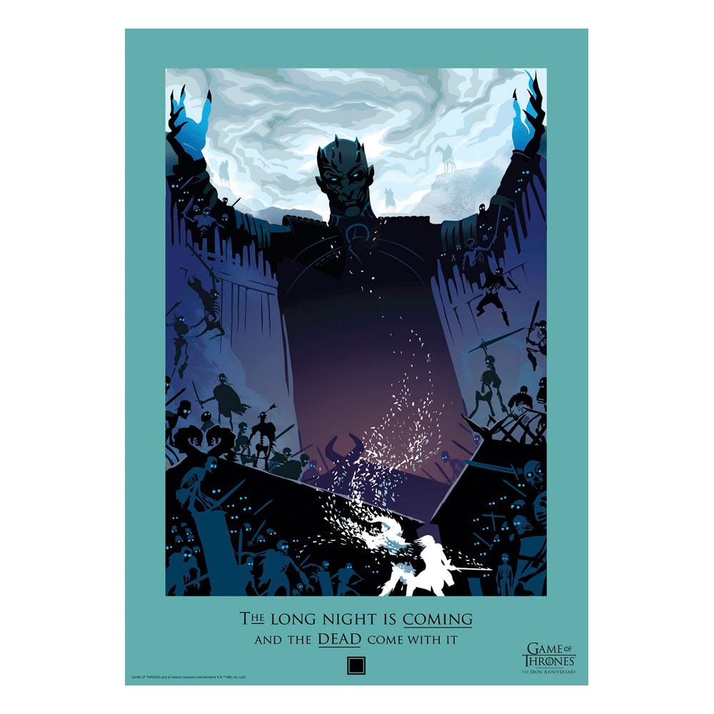 Game of Thrones Kunstdruck Night King Limited Edition 42 x 30 cm