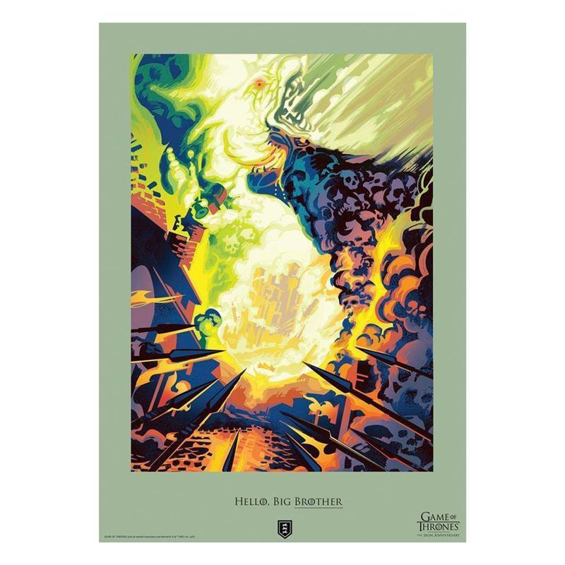 Game of Thrones Kunstdruck Big Brother Limited Edition 42 x 30 cm