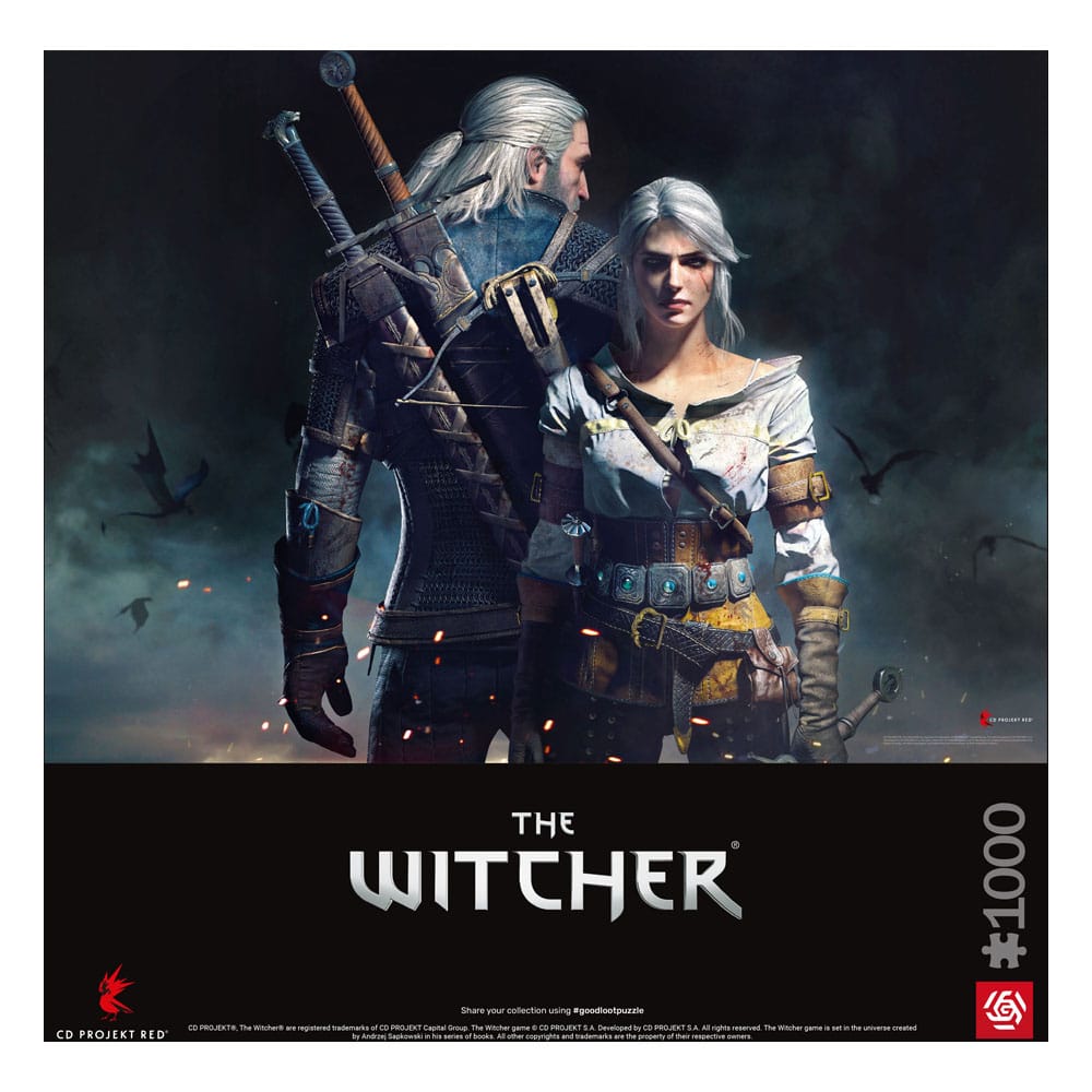 The Witcher Gaming Puzzle Geralt & Ciri (1.000 Teile)