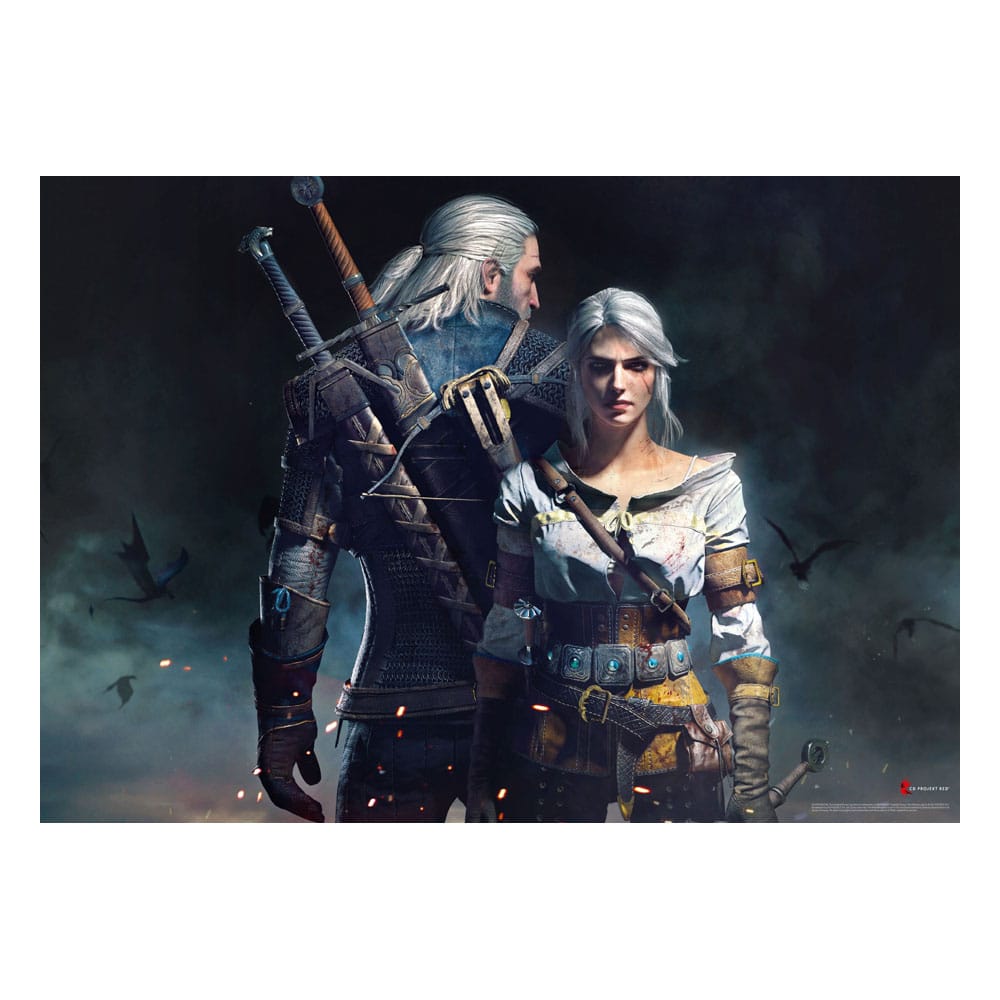 The Witcher Gaming Puzzle Geralt & Ciri (1.000 Teile)