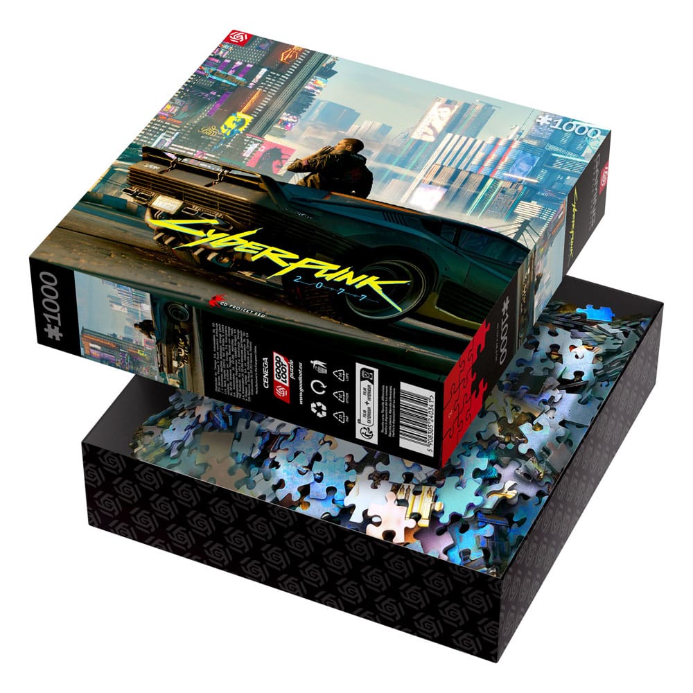 Cyberpunk 2077 Gaming Puzzle Mercenary on the Rise (1.000 pieces)