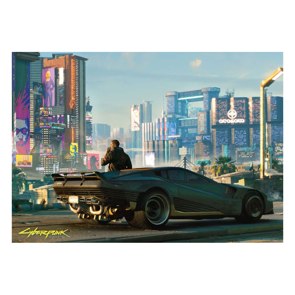 Cyberpunk 2077 Gaming Puzzle Mercenary on the Rise (1.000 pieces)