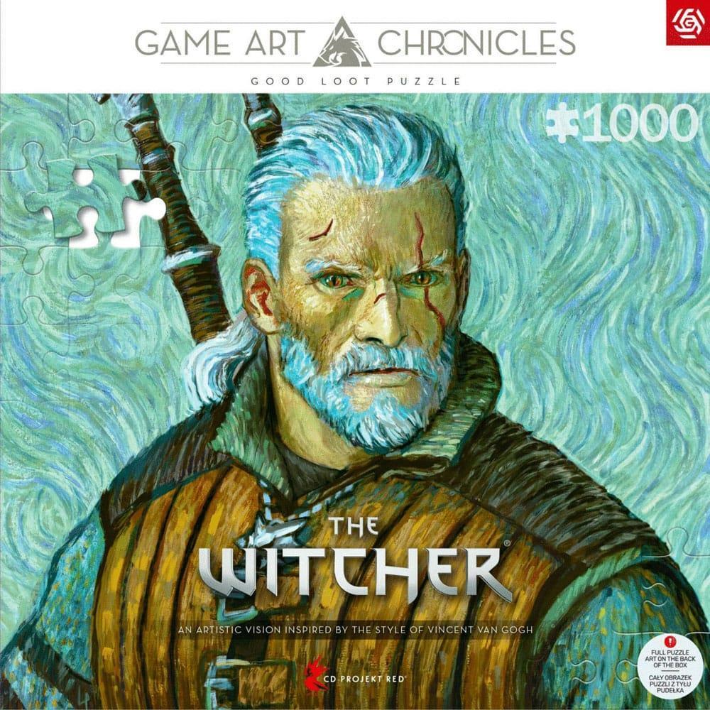 The Witcher III: Wild Hunt Game Art Chronicles Jigsaw Puzzle Geralt inspired by Vincent van Gogh (1.000 pieces)        