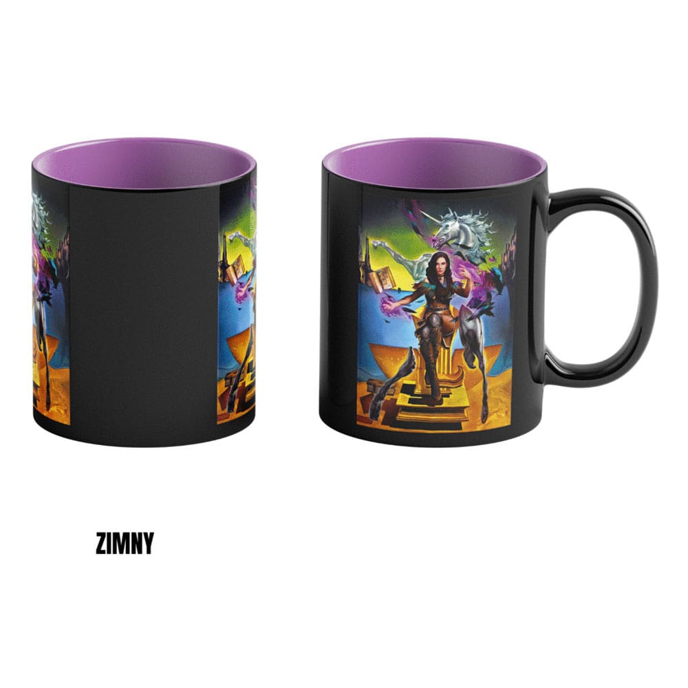 The Witcher III: Wild Hunt Game Art Chronicles Heat Change Mug Yennefer inspired by Salvador Dali 450 ml 