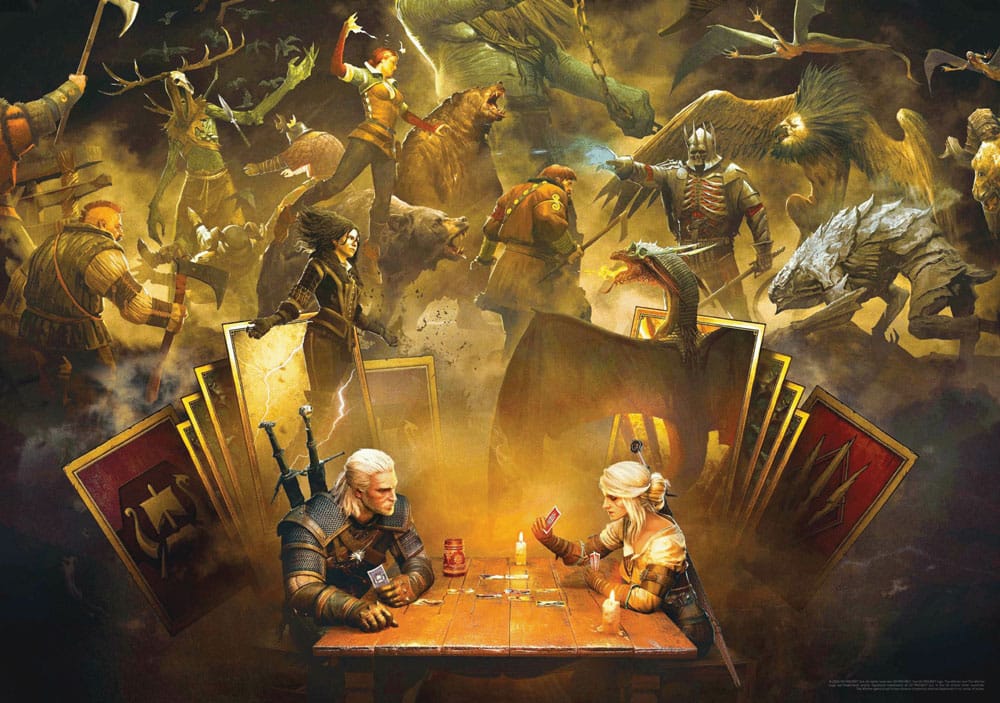 The Witcher Puzzle Playing Gwent (1.000 Teile)
