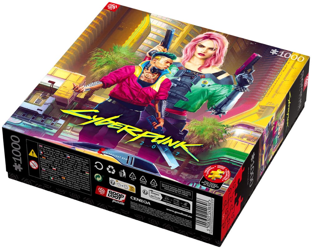 Cyberpunk 2077 Puzzle Kitsch Style (1.000 pieces) 