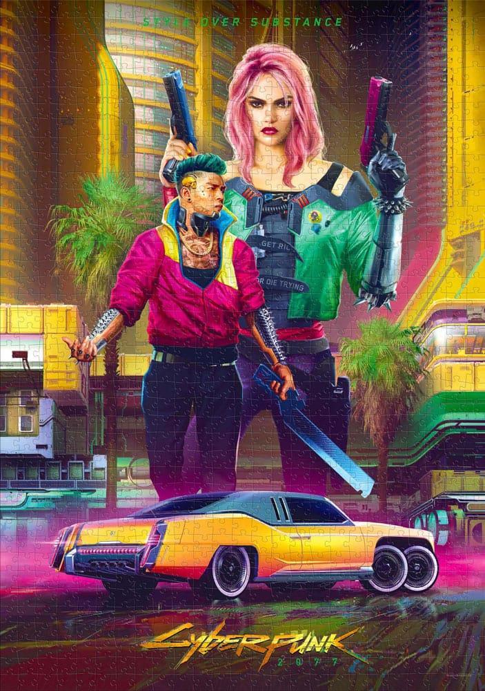Cyberpunk 2077 Puzzle Kitsch Style (1.000 pieces) 