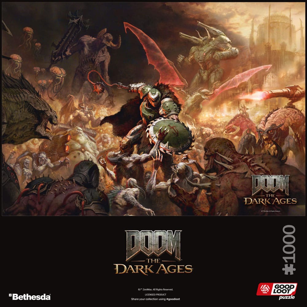 Doom The Dark Ages Puzzle Slayer's Rag (1.000 pieces) 