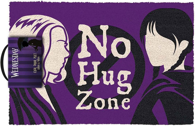 Wednesday Doormat No Hug Zone 40 x 60 cm