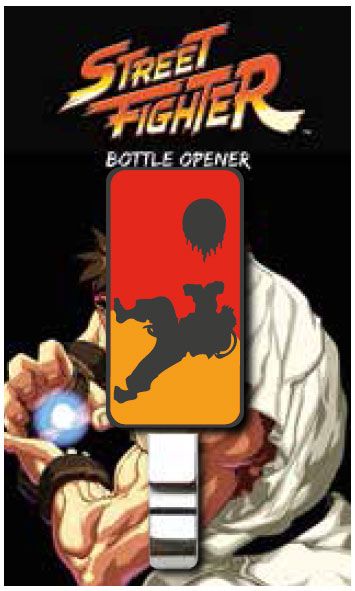 Street Fighter Bottle Opener Fireball 9 cm