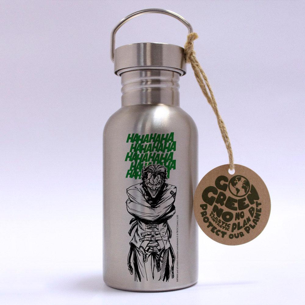 DC Comics Edelstahl-Trinkflasche Joker Laugh