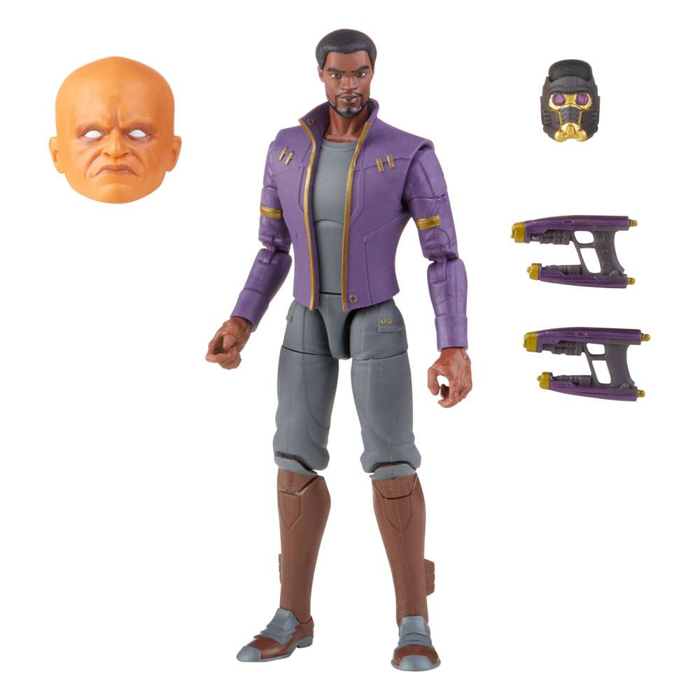 Avengers Disney Plus Marvel Legends Series Actionfiguren 15 cm 2022 Wave 1 T'challa Star-Lord (What If...?)