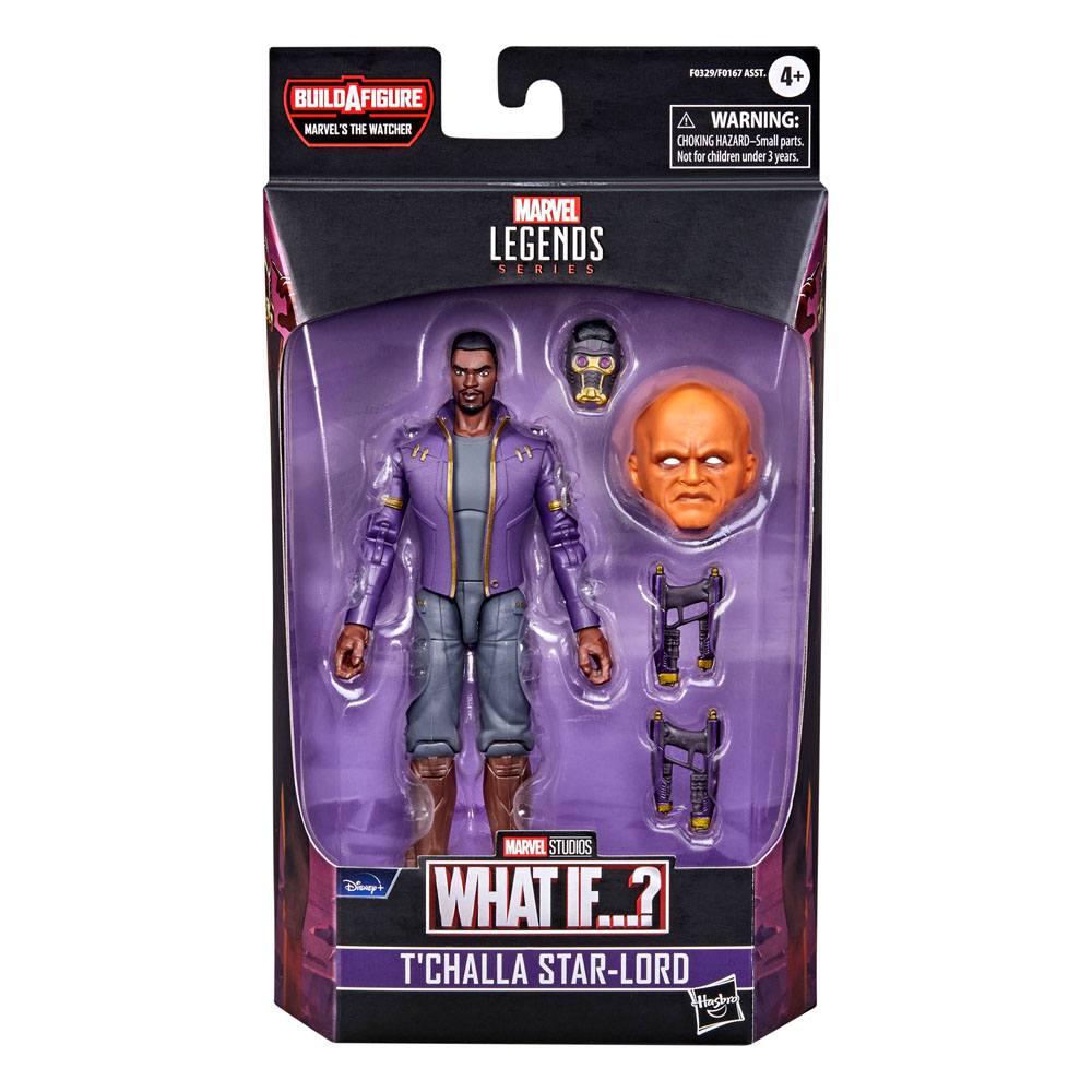 Avengers Disney Plus Marvel Legends Series Actionfiguren 15 cm 2022 Wave 1 T'challa Star-Lord (What If...?)