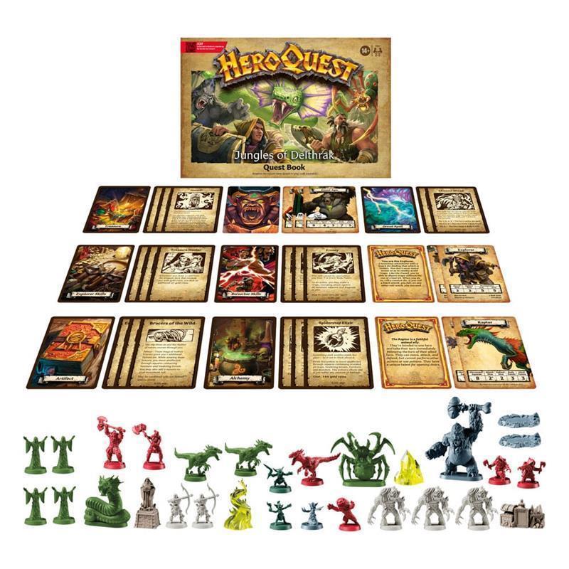 HeroQuest Brettspiel-Erweiterung Der Dschungel von Delthrak Abenteuerpack (EN)