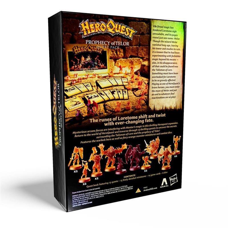 HeroQuest Board Game Expansion Prophecy of Telor Quest Pack (EN)