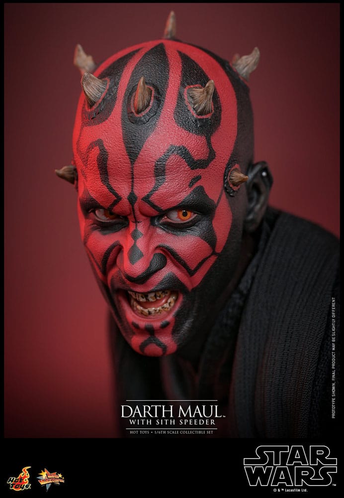 Star Wars Episode I Movie Masterpiece Actionfigur 1/6 Darth Maul with Sith Speeder 29 cm