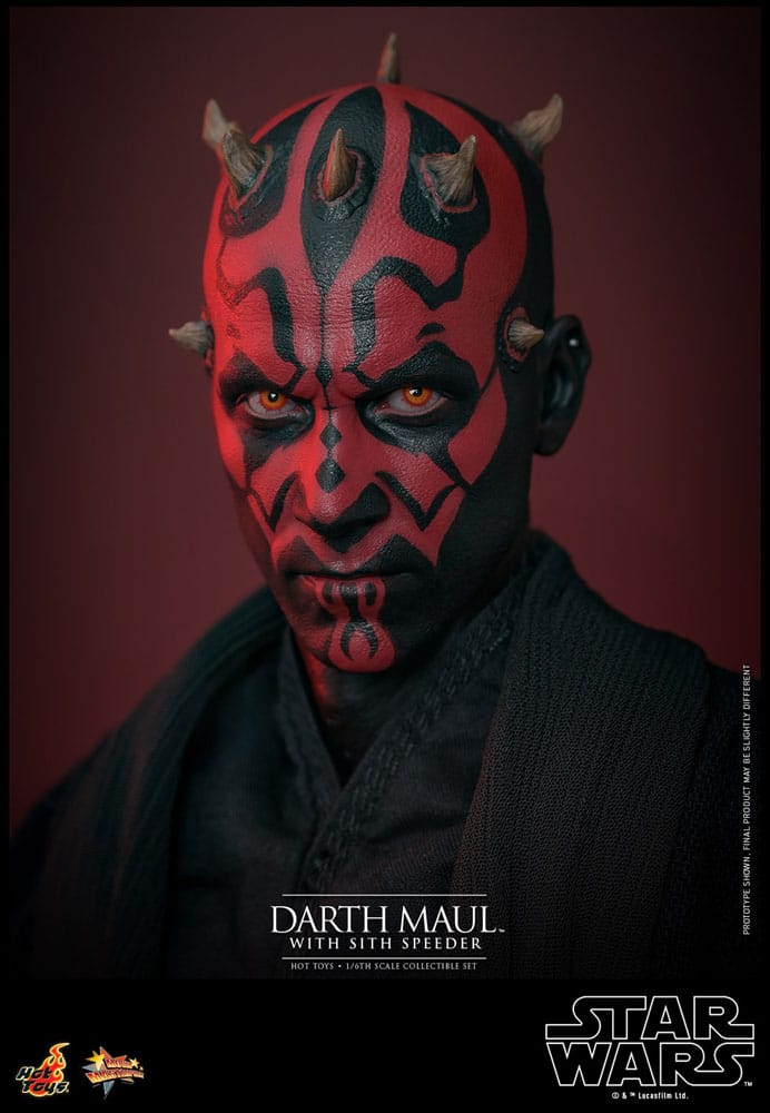 Star Wars Episode I Movie Masterpiece Actionfigur 1/6 Darth Maul with Sith Speeder 29 cm