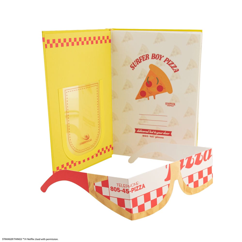 Stranger Things Notebook Surfer Boy Pizza Hardcover 