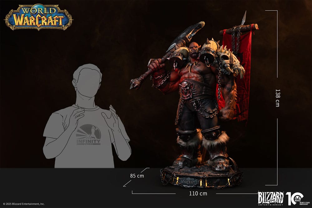 World of Warcraft Statue 1/3 Garrosh Hellscream 138 cm