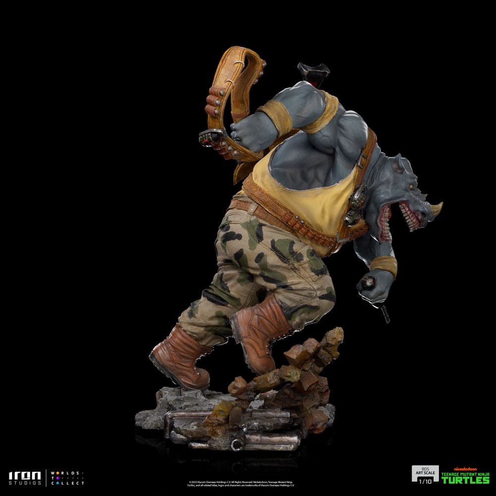 Teenage Mutant Ninja Turtles BDS Art Scale Statue 1/10 Rocksteady 24 cm
