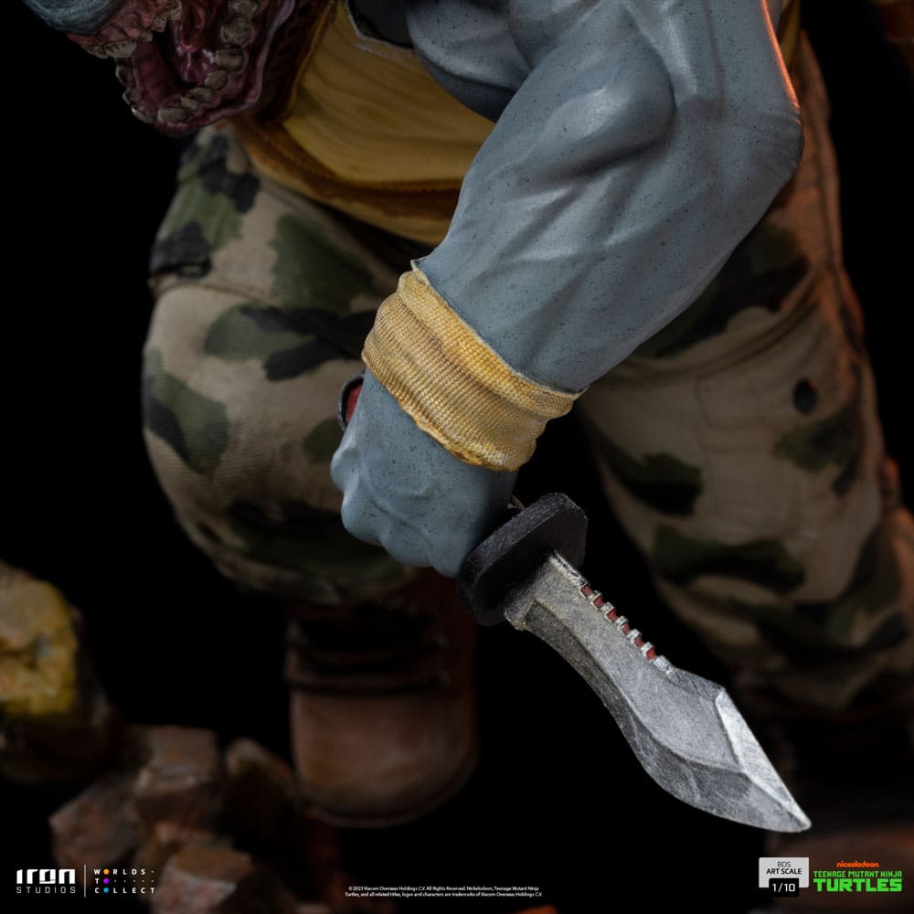 Teenage Mutant Ninja Turtles BDS Art Scale Statue 1/10 Rocksteady 24 cm