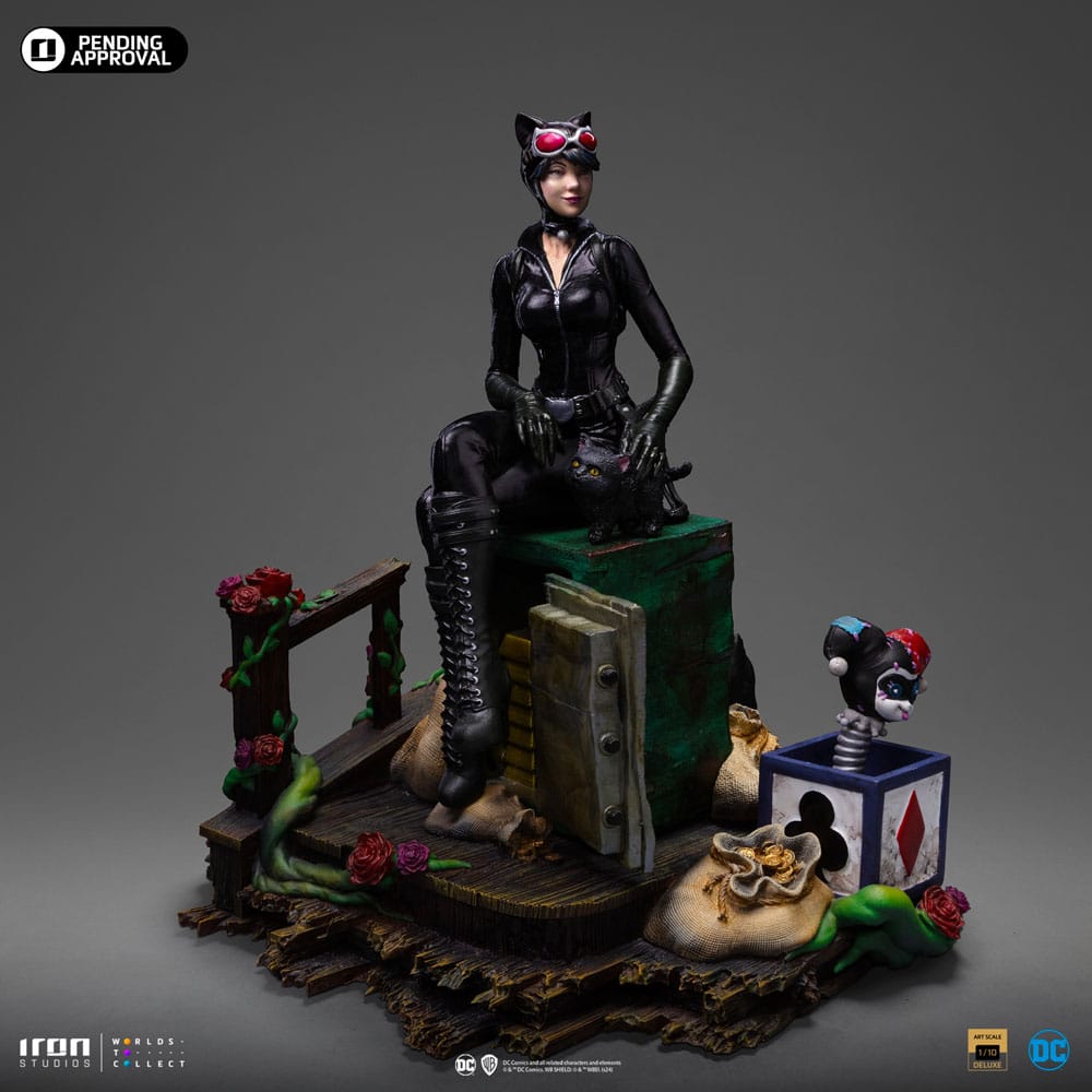 DC Comics Deluxe Art Scale Statue 1/10 Catwoman (Gotham City Sirens) 21 cm  