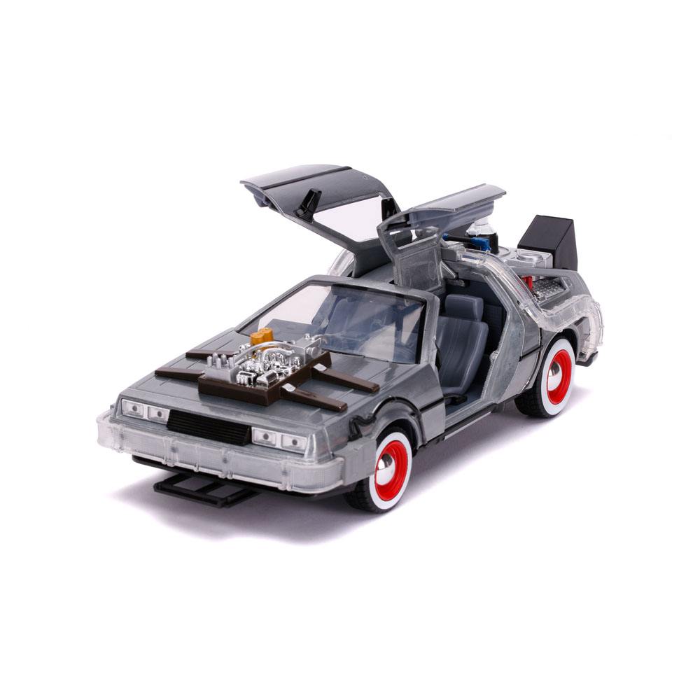 Zurück in die Zukunft III Hollywood Rides Diecast Modell 1/24 DeLorean Time Machine